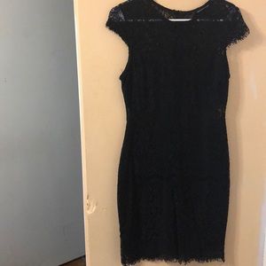 Black lace dress
